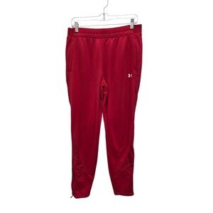 Under Armour Red Tapered Track Pants Men's Medium Techwear Gorpcore Inspired